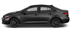 Toyota Corolla, side view